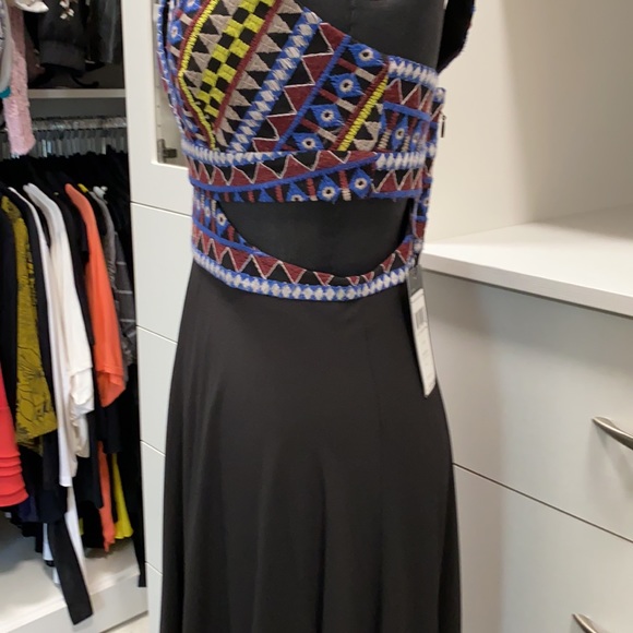 BCBG Maxazria Embroidered Handkerchief Dress BCBG Maxazria Embroidered Handkerchief Dress